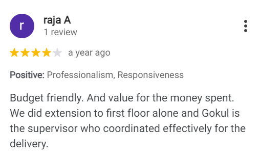 Customer Review | DR Builders